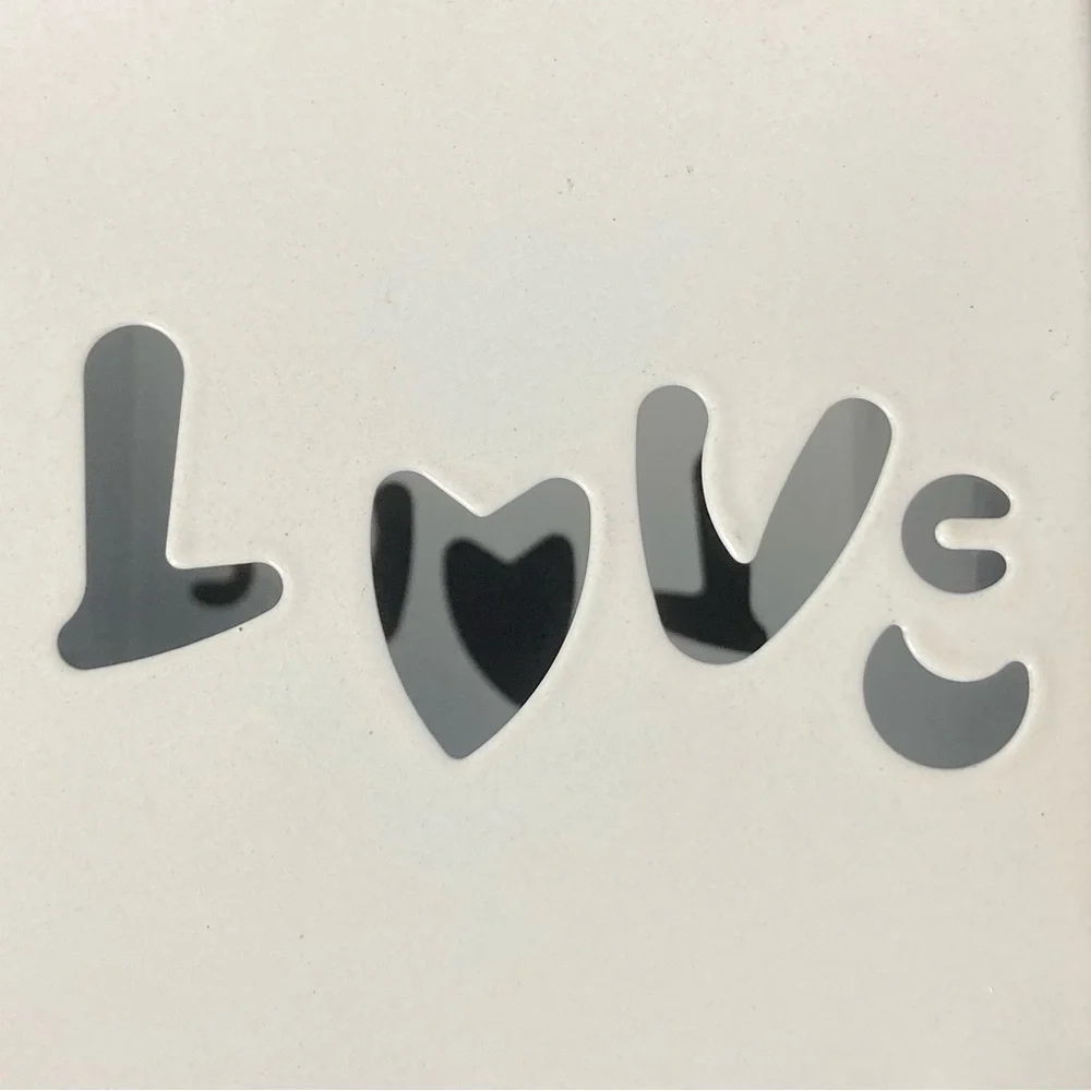 ⭐️ Target Valentine’s Day Metal Square Pail Love Cut-Out 3” x 3” Candle Holder